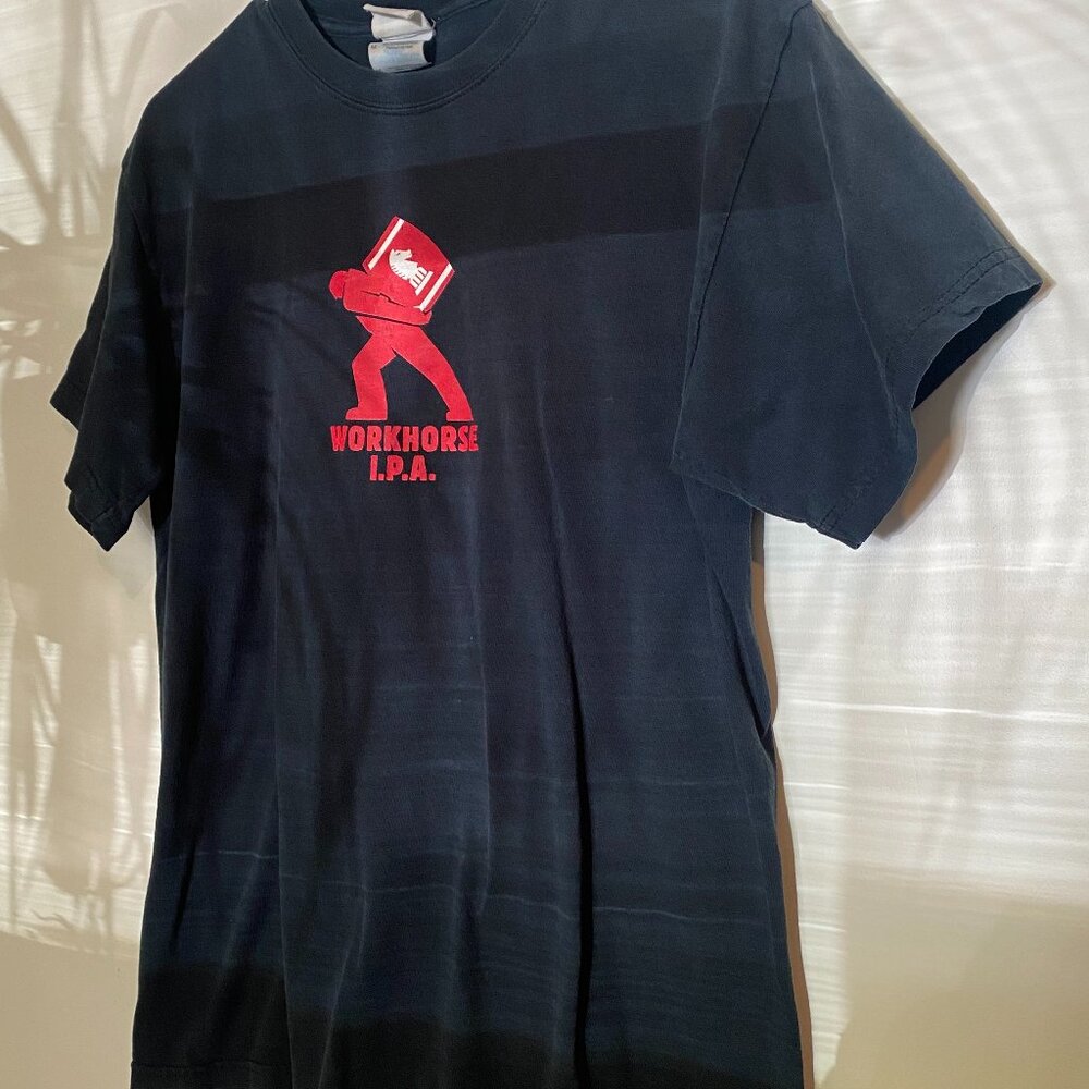 Beer T-shirt Workhorse IPA Laurelwood Brewing Co Portland Oregon